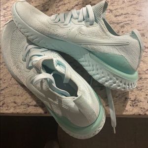 Tiffany blue Nike shoes